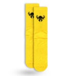 Calze Unisex Gialle "Pat, I Can't Quit" - immagine 3