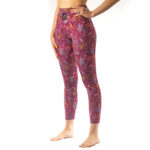 Leggins FOGLIE PURPLE
