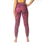 Leggins FOGLIE PURPLE - immagine 2