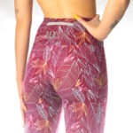 Leggins FOGLIE PURPLE - immagine 4