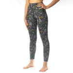 Leggins FOGLIE BLACK