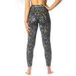 Leggins FOGLIE BLACK - immagine 2