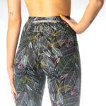 Leggins FOGLIE BLACK - immagine 3